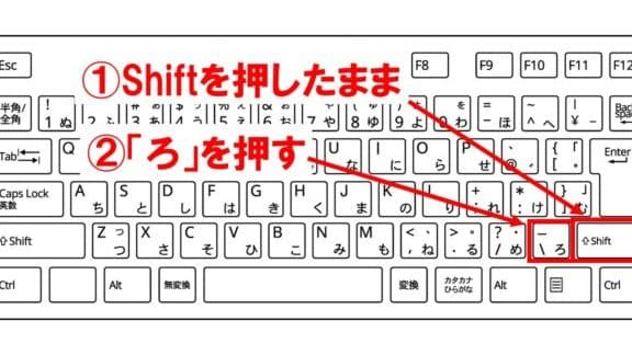 Excelでアンダーバーを入力する方法! 1