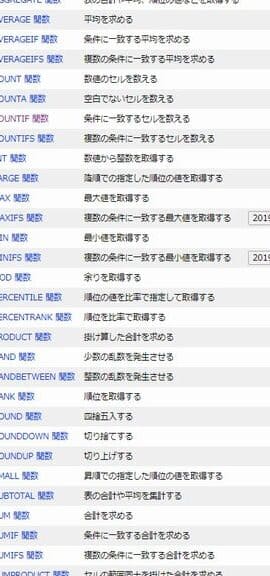 Excel関数一覧ダウンロード:Excel関数を一覧でダウンロード! 1