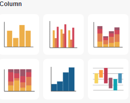 stacked column chart